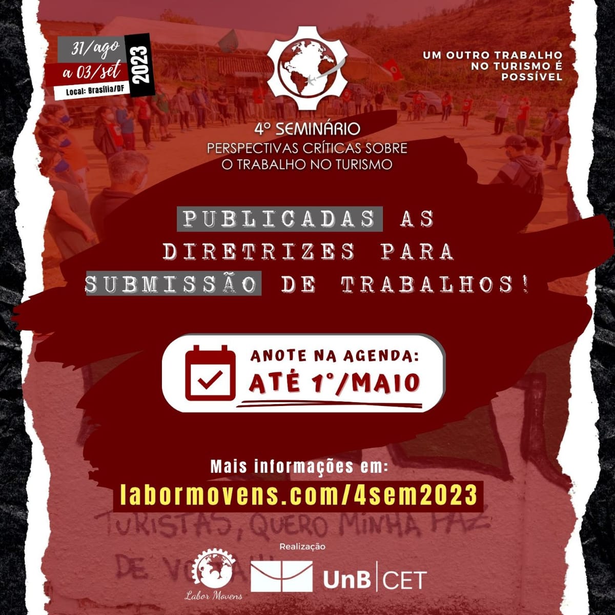 4º Seminário Perspectivas Críticas sobre o Trabalho no Turismo