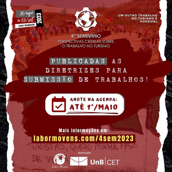 4º Seminário Perspectivas Críticas sobre o Trabalho no Turismo
